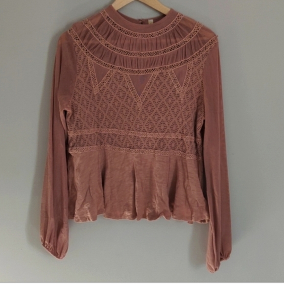 Free People English Rose Blouse - Picture 2 of 3